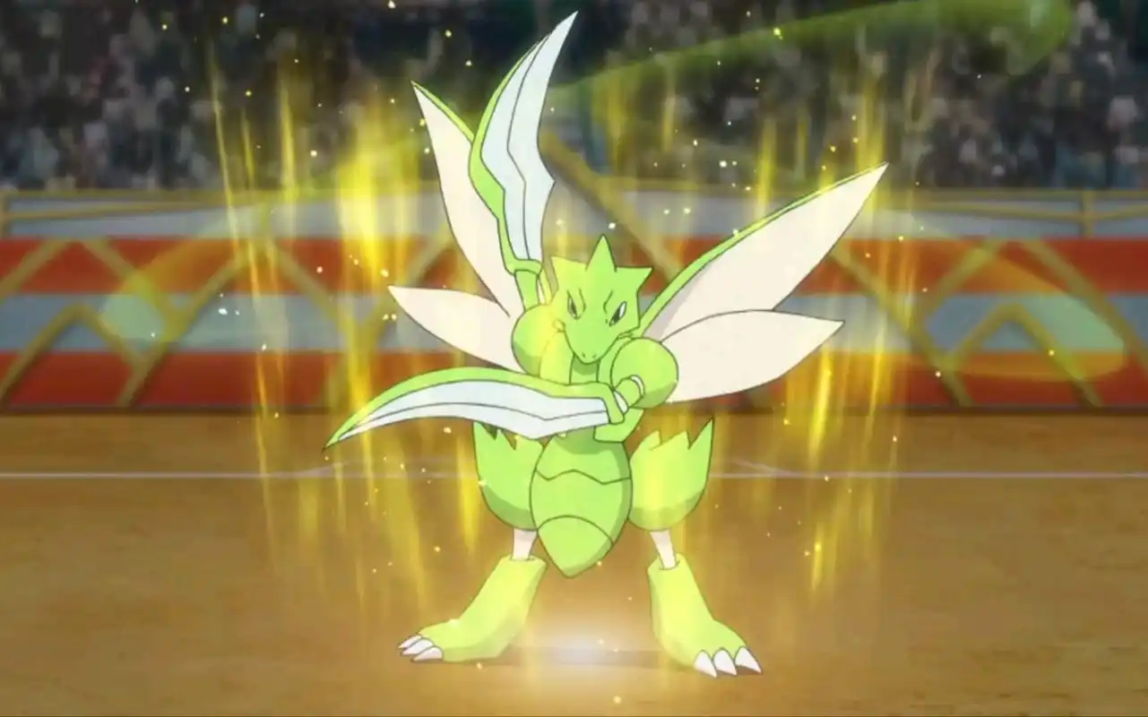 宝可梦图鉴143 飞天螳螂