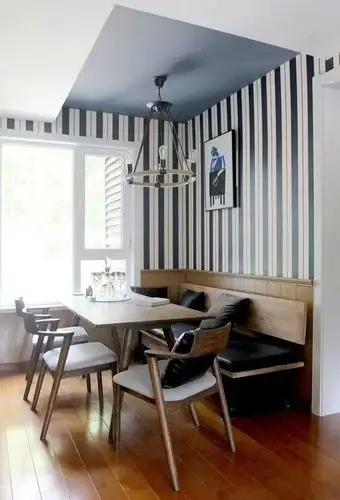 小户型餐厅卡座设计,给家1㎡的情调!-新闻频道-手机搜狐