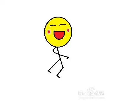 旋转小人简笔画