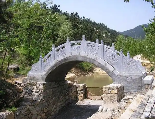 桥用石栏杆的优势与简易实用的石材桥梁栏杆图片