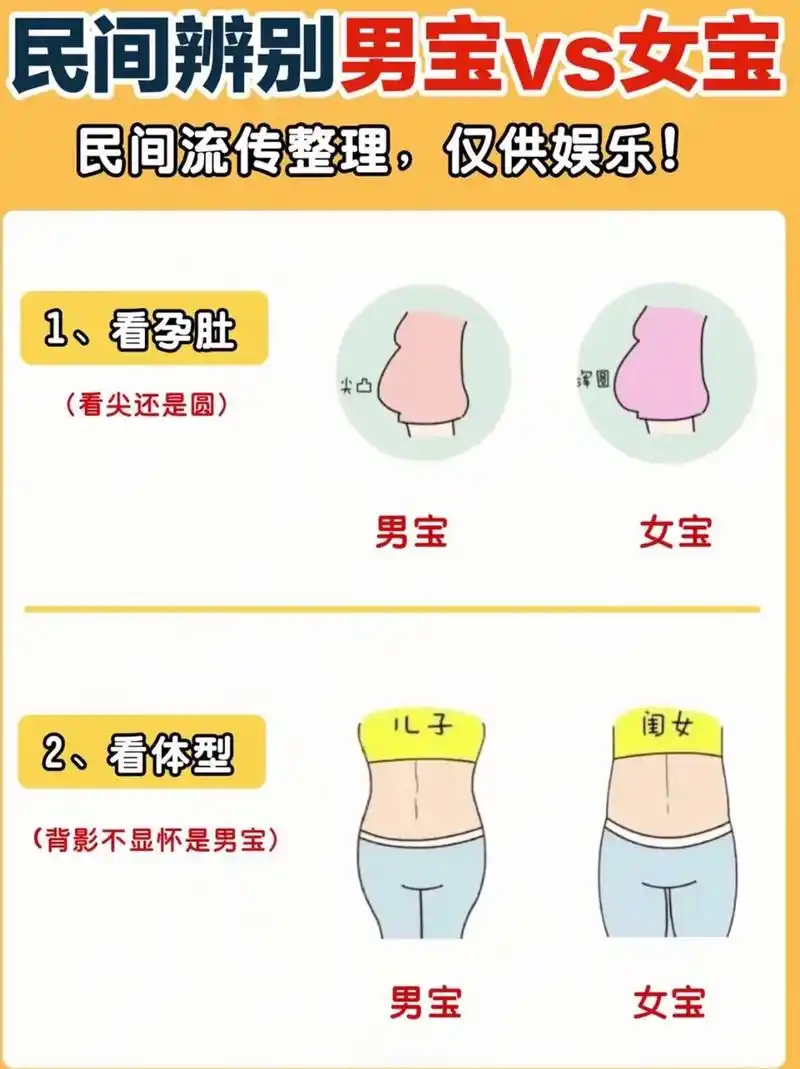 怀了宝宝后大家最津津乐道的就是猜胎宝宝男女了!