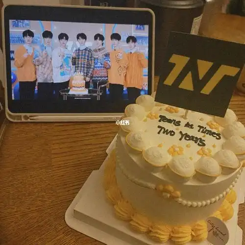 蛋糕  #手绘蛋糕  #tnt时代少年团希望你们能拥有爱和自由两周年坷种