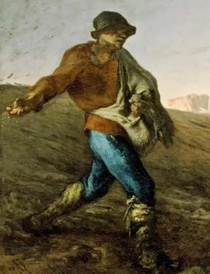 米勒是法国近代绘画史上最受人们爱戴的画家,是19世纪法国最杰出的以