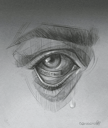 眼睛的画法素描 速写