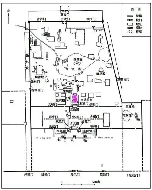 唐大明宫遗址平面图08何岁利北京天坛祈年殿,谈晟广摄明清皇宫