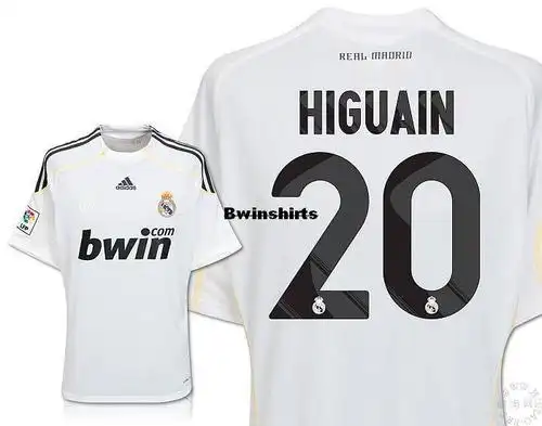 0910皇家马德里主场正品adidas球衣20号伊瓜因欧码xl