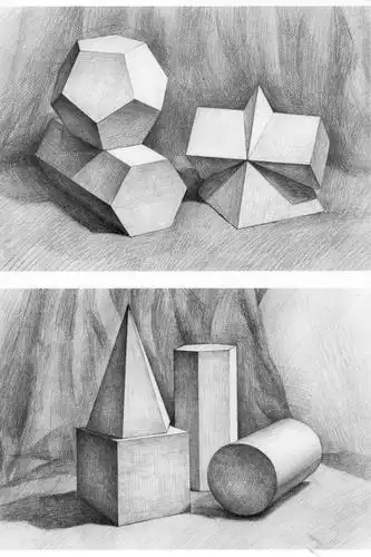 素描基础几何体太难上调子不会美术君帮你解决