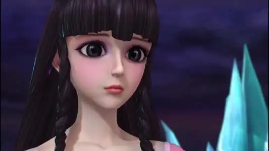 一双美丽的大眼睛看起来十分的楚楚动人,而王默作为叶罗丽精灵梦的