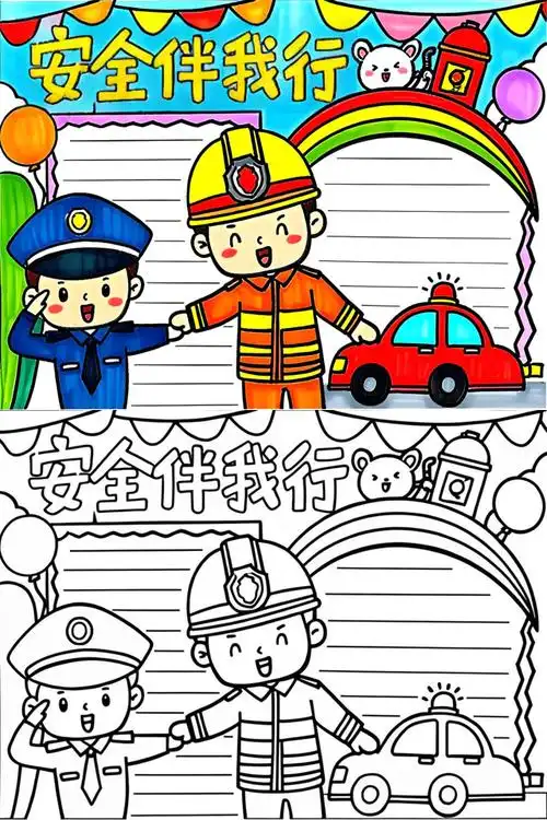 安全主题的手抄报