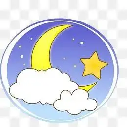 可爱卡通情侣头像:月亮星星奔你而来头像情侣头像月亮简单简约女头像