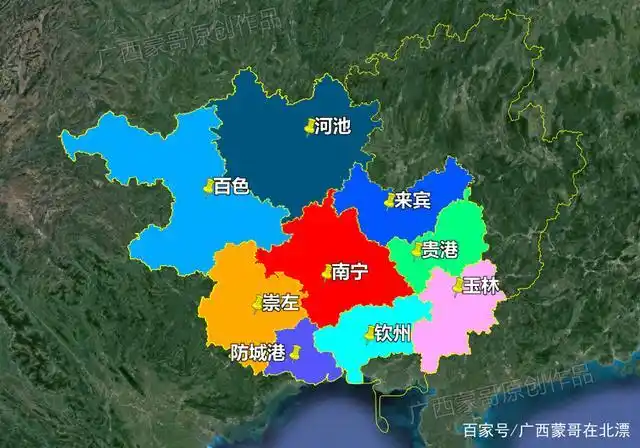 南宁的地理位置有多优越?边界离海仅40公里,几乎和玉林接壤!