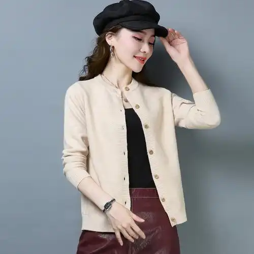 短款针织开衫女小外搭2020年新款春秋季韩版宽松百搭披肩毛衣外套