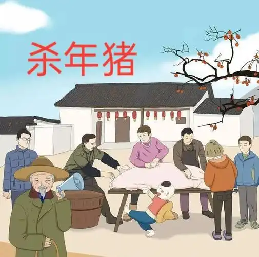 杀猪过年是农村习俗年关将到为什么少见杀年猪了不允许吗