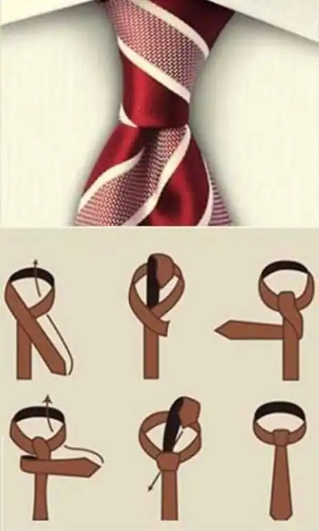 流行的领带打法图解