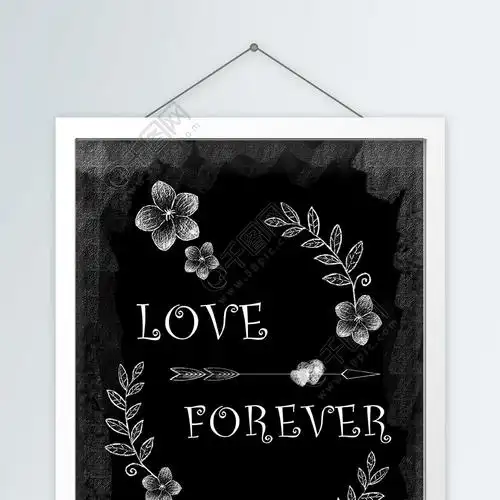 黑板风格手绘粉笔装饰画设计图免费下载_3543像素_psd格式_编号