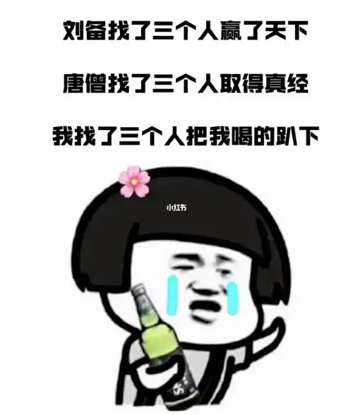 唐僧找了三个人取得真经我找了三个人把我喝的趴下……#熊猫头表情包