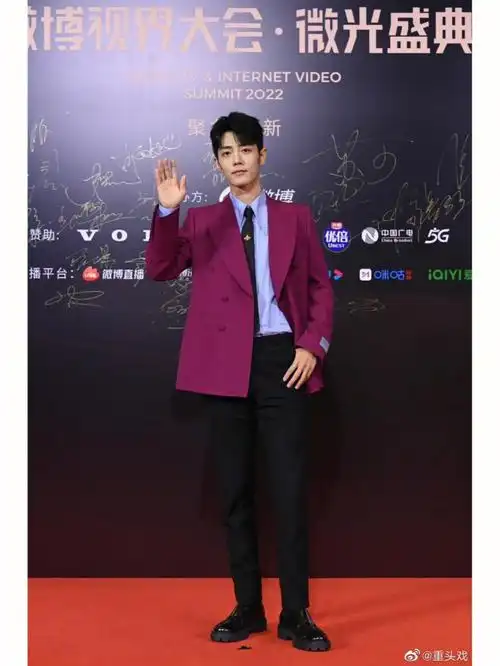 终于等到肖战走红毯了