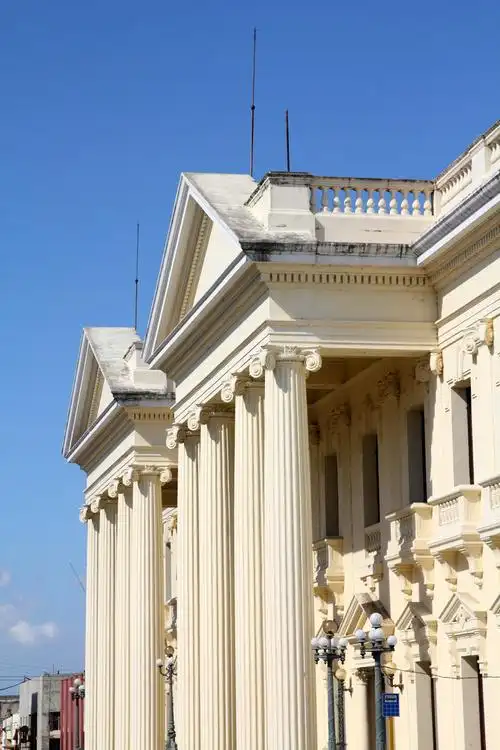 圣塔克拉拉,在圣塔克拉拉,古巴的新古典主义建筑.何塞 · 马蒂库.