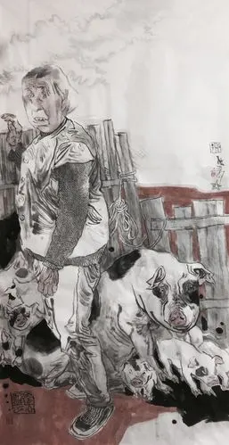 陈嵘水墨人物新作