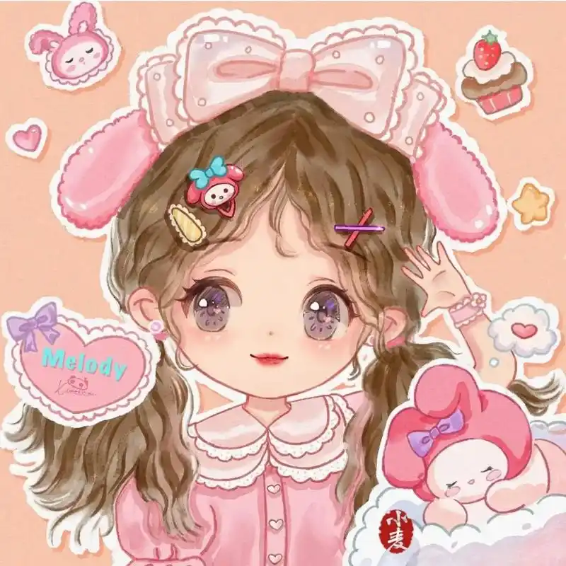 生活奇奇怪怪你要可可爱爱 #可爱头像女卡通呆萌 #成年人也 - 抖音