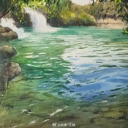 西班牙水彩画家【pablo ruben】的水彩透明感十足.