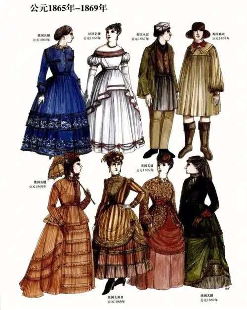 服装设计西方服装通史经典图鉴①③