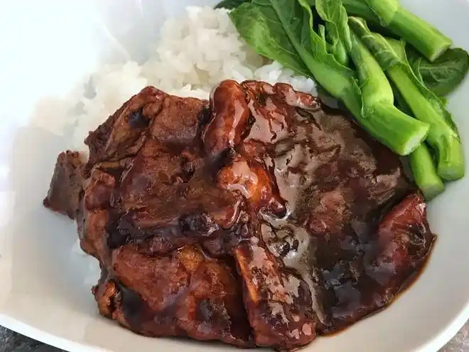 家常红烧大排饭的做法