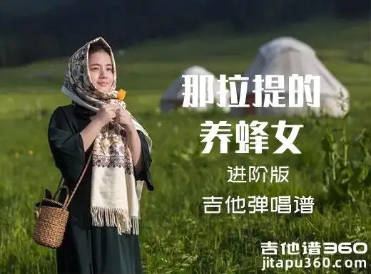 那拉提的养蜂女吉他谱 库妮珂《伊犁的养蜂女》进阶版吉他弹唱