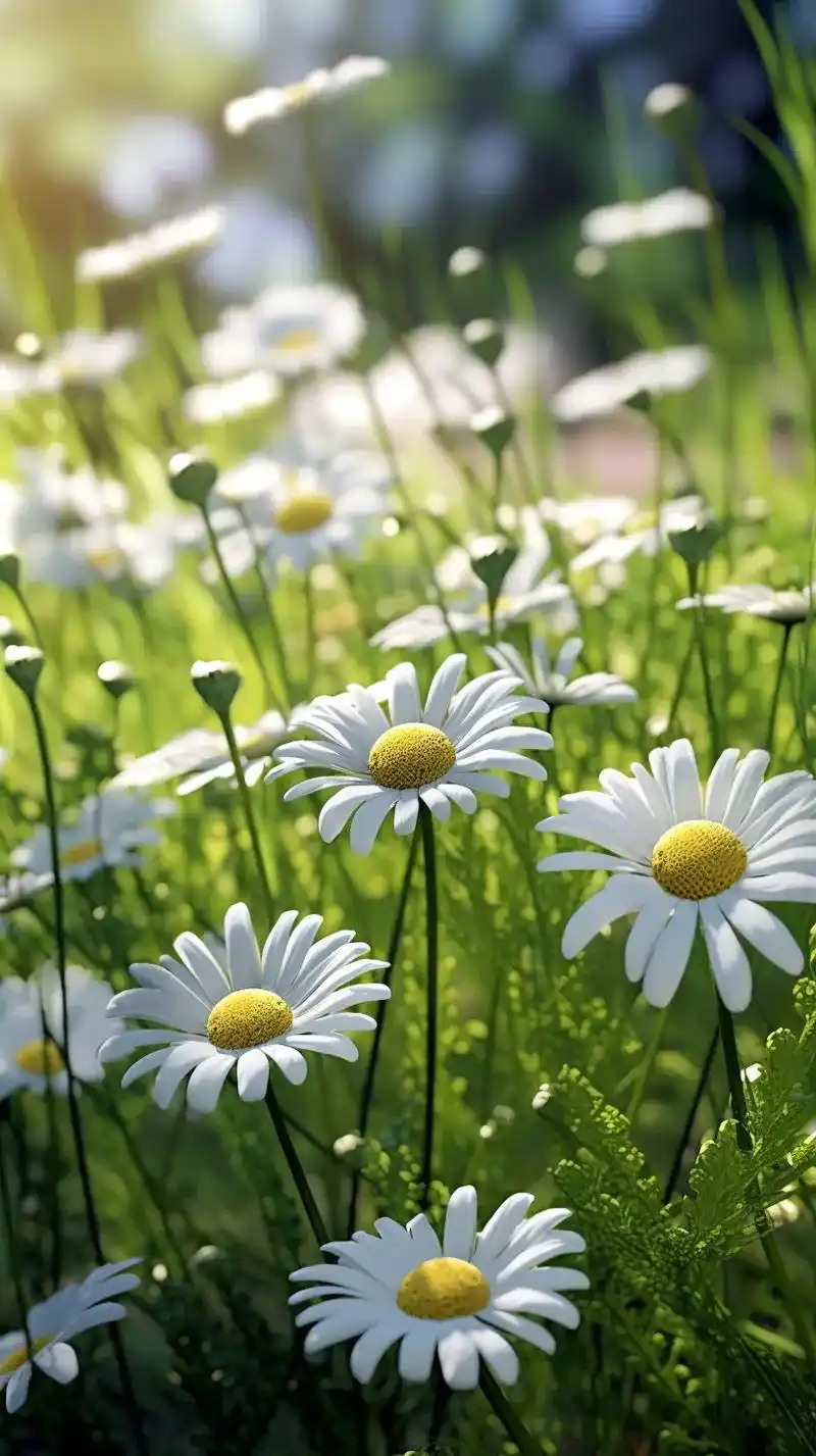 小雏菊.清新的花香,淡雅的颜色,代表着纯洁和希望,是一种非常 - 抖音