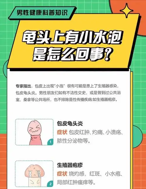男性健康科普知识 丁丁上长水泡是怎么回事?_进行_性生活_病毒检测