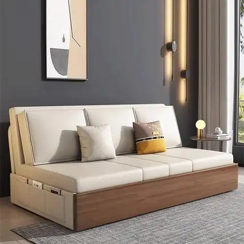 法耐fanai折叠沙发床科技布两用多功能伸缩储物双人小户型客厅简约