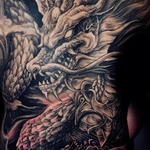 耀扬刺青家族欧美黑灰大图