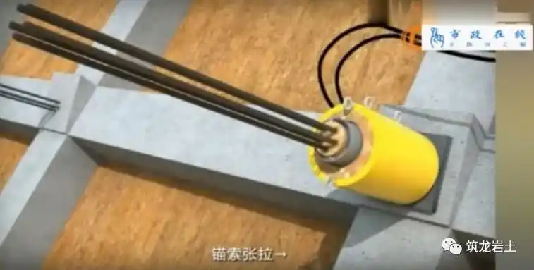 高速公路边坡锚杆或锚索框格梁施工工艺动画演示非常详细