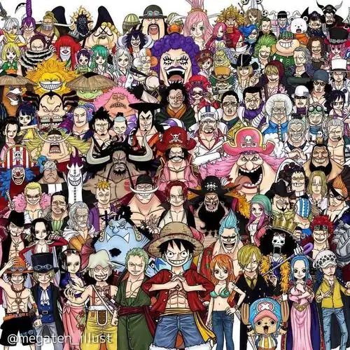 《海贼王》100位角色神图,你能认出几个?