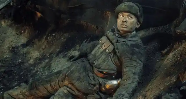 创作背景是抗美援朝战争中的松骨峰战斗.