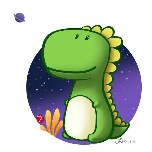 小恐龙|插画|插画习作|z42321880 - 原创作品 - 站酷 (zcool)