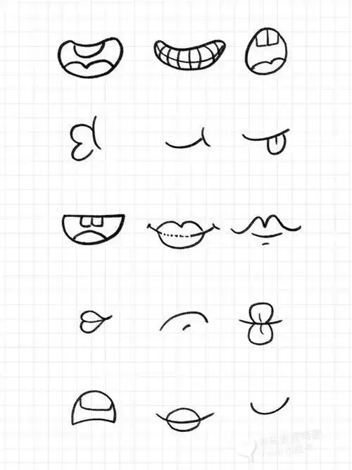 画法 - 卡通嘴巴简笔害羞的小金鱼简笔画步骤画法简笔画小猪佩奇爸爸