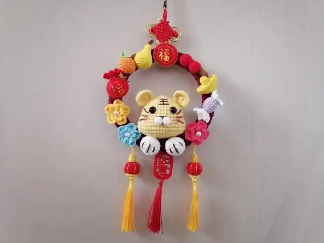 钩针小元宝福袋图解