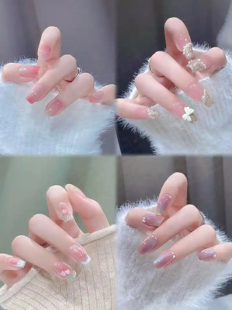 2024初春爆款来了!初春氛围感美甲!高级又简约的美甲! - 抖音