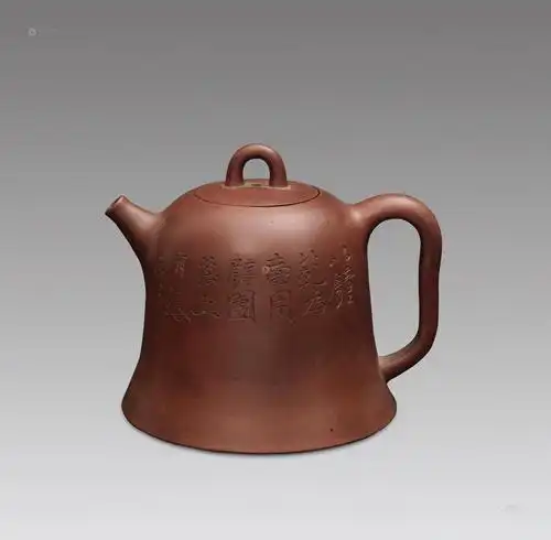 1059 梅调鼎 紫砂壶钟型