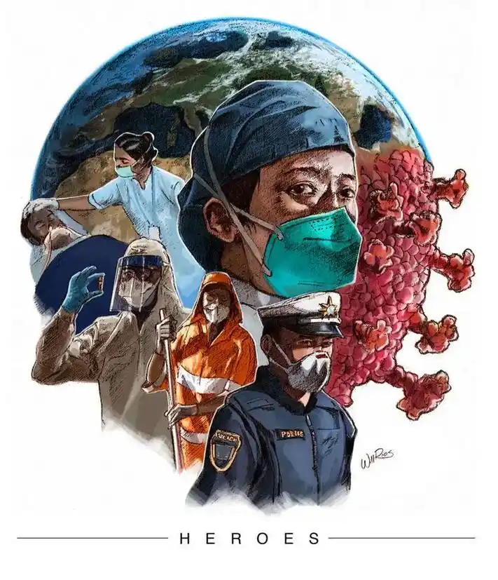 疫情插画设计疫情设计素材