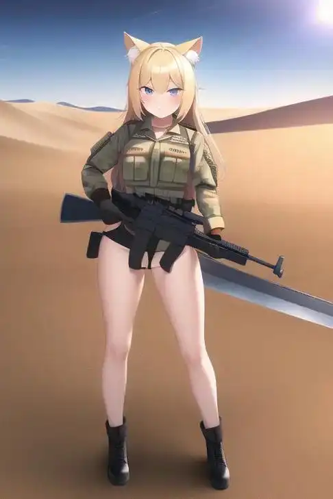 二战士兵娘化#ai绘画 - 抖音