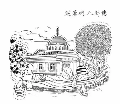 鼓浪屿卡通简笔画 简笔画图片大全-蒲城教育文学网