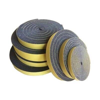 海绵胶条防火阻燃防尘防撞缓冲密封单面自粘泡棉胶带加厚软泡沫垫