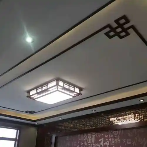 实木线条装饰木条中式吊顶角花实木新中式线条背景墙边框天花顶角l型