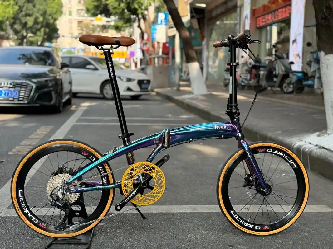 风行折叠车海豚架电镀色.风行碟刹dg2018 电镀 deor - 抖音