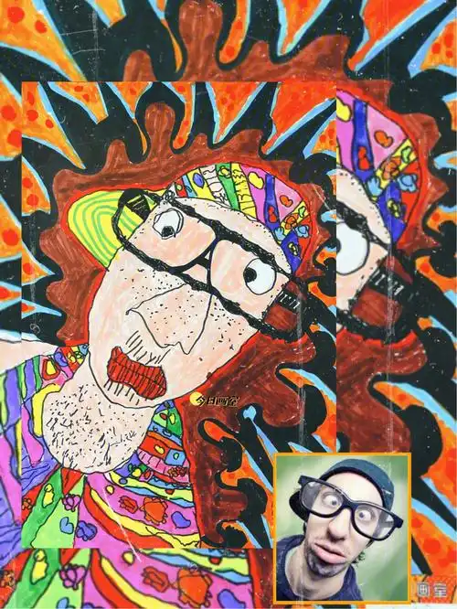 夸张人物写生_写生_漳州台商投资区攻略_人文_绘画