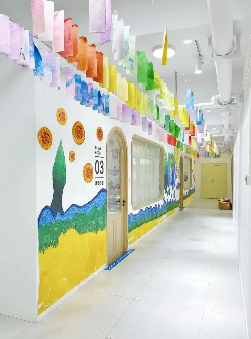 画室近期装饰和课程展示.一年时间把800平画室装的满满当当, - 抖音