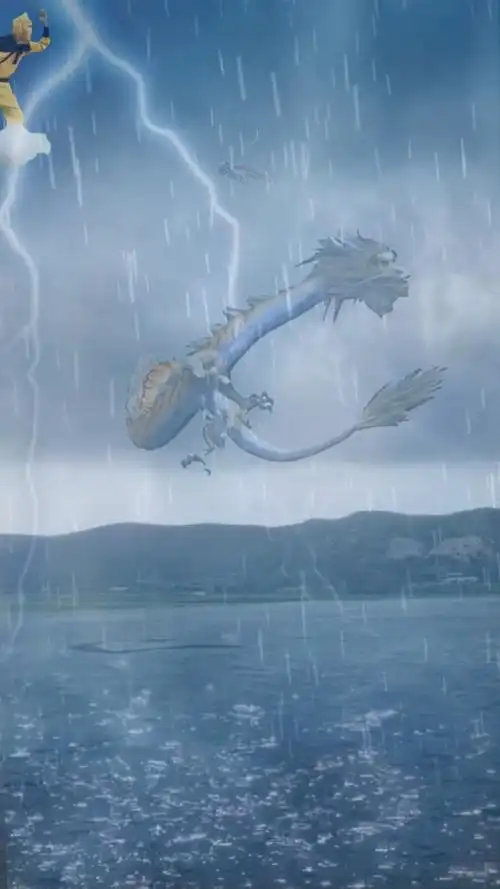 孙悟空感谢两条老龙王降雨伏妖相助09来吴家庄水库我带你看神龙现身