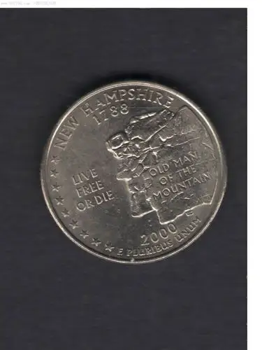 2000年25美分流通硬币